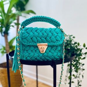 Handmade bag/Crochet bag/Crochet handbag/Hand knitted bag/Shoulder bag